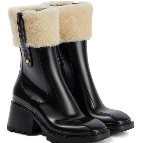 chloe rain boots dupe